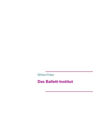 cover image of Das Ballett-Institut
